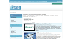 Desktop Screenshot of datapharm.org.uk